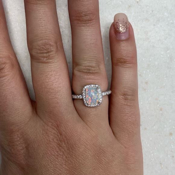 Fire Opal October Birthstone Ring! - Picture 2 of 6